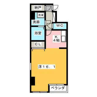 グランシャリオ【6階】の間取り