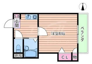 メルヘンハイツ【6階】の間取り
