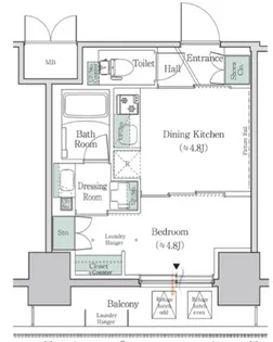 東京都板橋区大山東町【マンション】の間取り