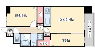 ベリー海老江【7階】の間取り