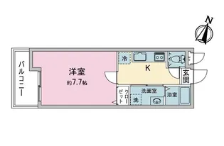 Leimeiシリウス秋津【1階】の間取り