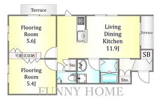 東京都大田区久が原6【マンション】の間取り
