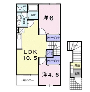 神奈川県小田原市早川2【アパート】の間取り