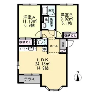 Sourire【1階】の間取り