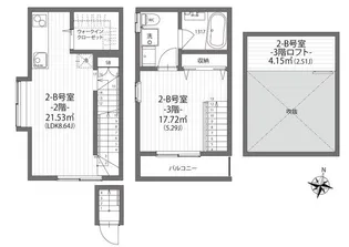 クラソ学芸大学【2階】の間取り
