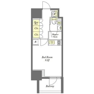 プライムメゾン横浜WEST【7階】の間取り