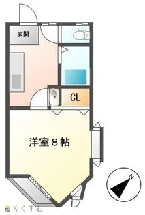 新潟県長岡市福山町【アパート】の間取り