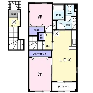 グラン・マティスB【2階】の間取り