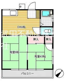 千葉県鎌ヶ谷市南鎌ケ谷1【アパート】の間取り