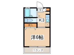 秋広コ-ポBの間取り