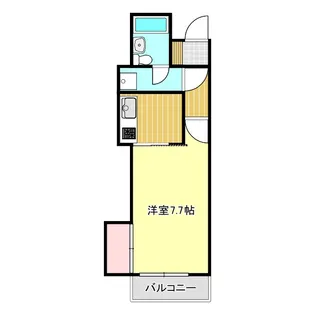 エステートアサダ【4階】の間取り