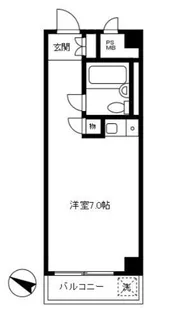 ベルバン赤坂【2階】の間取り
