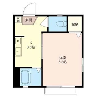 パインヒルズ松庵A【2階】の間取り