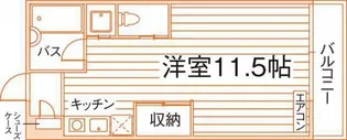 パーティアム津高【2階】の間取り