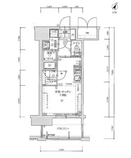 福岡県福岡市中央区春吉1【マンション】の間取り