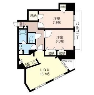 イリップス船堀【3階】の間取り