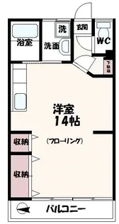 コーポラスエコー【2階】の間取り
