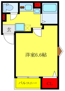 アレッサ西日暮里【4階】の間取り