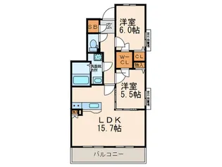 福岡県北九州市八幡西区陣原5【マンション】の間取り
