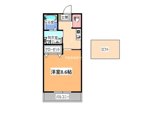 FLAT MINE【2階】の間取り