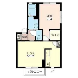 メゾン・ボヌールIII【2階】の間取り