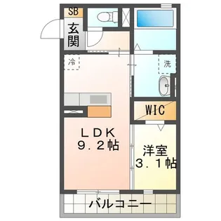 La Paix【3階】の間取り