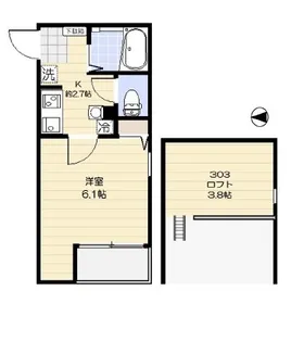 コンフィア目黒本町【3階】の間取り