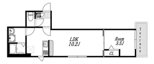 クレストパレス八柱【2階】の間取り