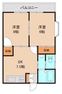 サンフラワー取手【2階】の間取り