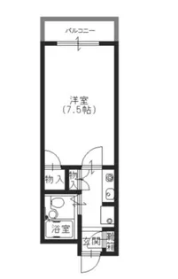 ラポール向陵【3階】の間取り