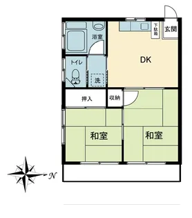 池田ハイツ【2階】の間取り