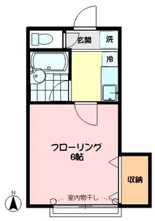 ハウス メープル【2階】の間取り