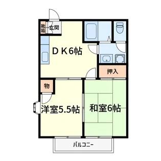 ルミエールN2【2階】の間取り