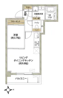グランデ萩【2階】の間取り