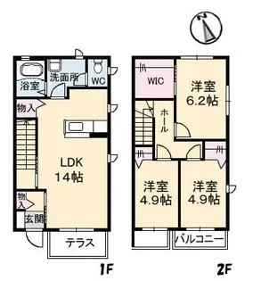 TABBY HOUSEの間取り