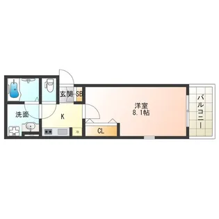 Fstyle此花【3階】の間取り