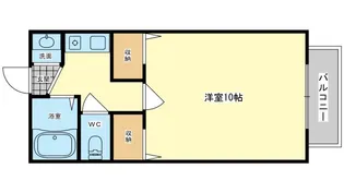 Maison du Ange【2階】の間取り