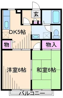 サンハイツA【2階】の間取り