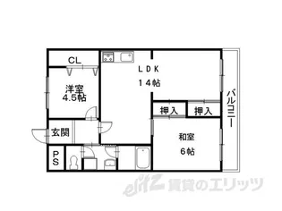 メゾンインペリアル【3階】の間取り