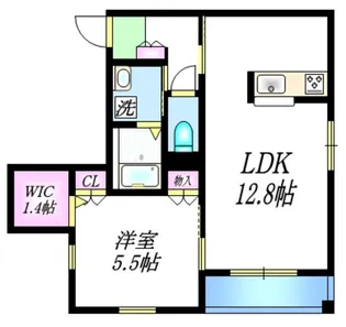 ブランシュ【1階】の間取り