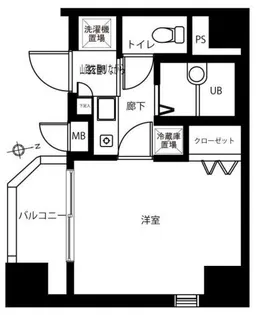 エスコート芝公園【2階】の間取り