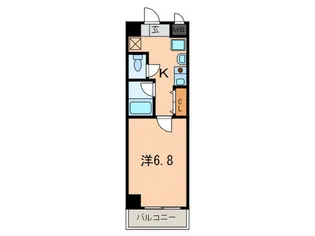 住吉すみれマンション【5階】の間取り