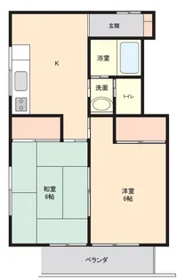 シャトレ浦賀【3階】の間取り