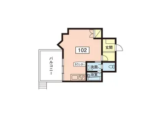 マンションベルベル【1階】の間取り