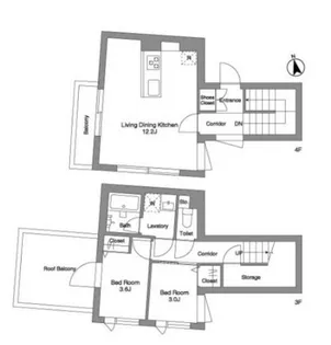 スタイリオ桜新町の間取り
