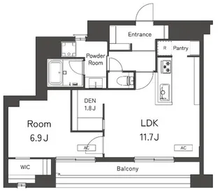 Grace蔵前【8階】の間取り