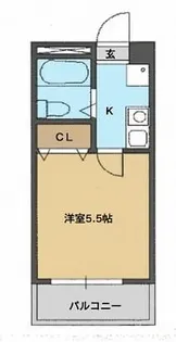 三郷FLATS【4階】の間取り