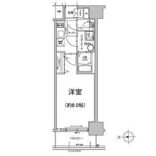 エスリード金山クラッシィ【4階】の間取り