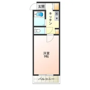 オズレジデンス玉出【4階】の間取り