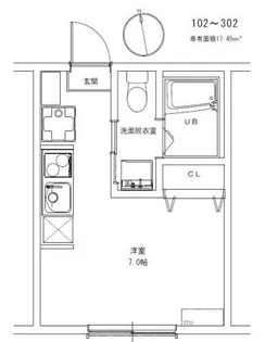シャンファーレルリエ一之江ノース【2階】の間取り